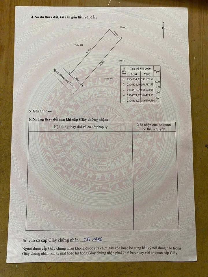 Đất nền Vĩnh Niệm Lê Chân 65m² giá 3.89 tỷ - Vị trí đắc địa, sổ đỏ chính chủ!