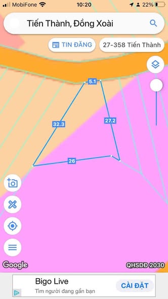 Đất nền Tiến Thành, Đồng Xoài 400m² giá 650 triệu - Đầu tư sinh lời ngay!