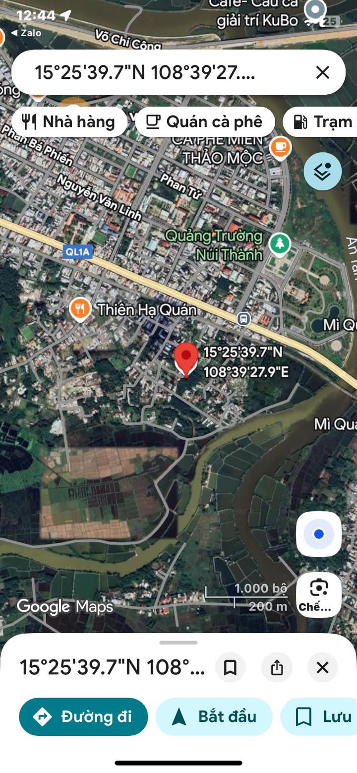 Đất nền trung tâm Núi Thành 350m² giá 1.45 tỷ - Cơ hội đầu tư sinh lời!