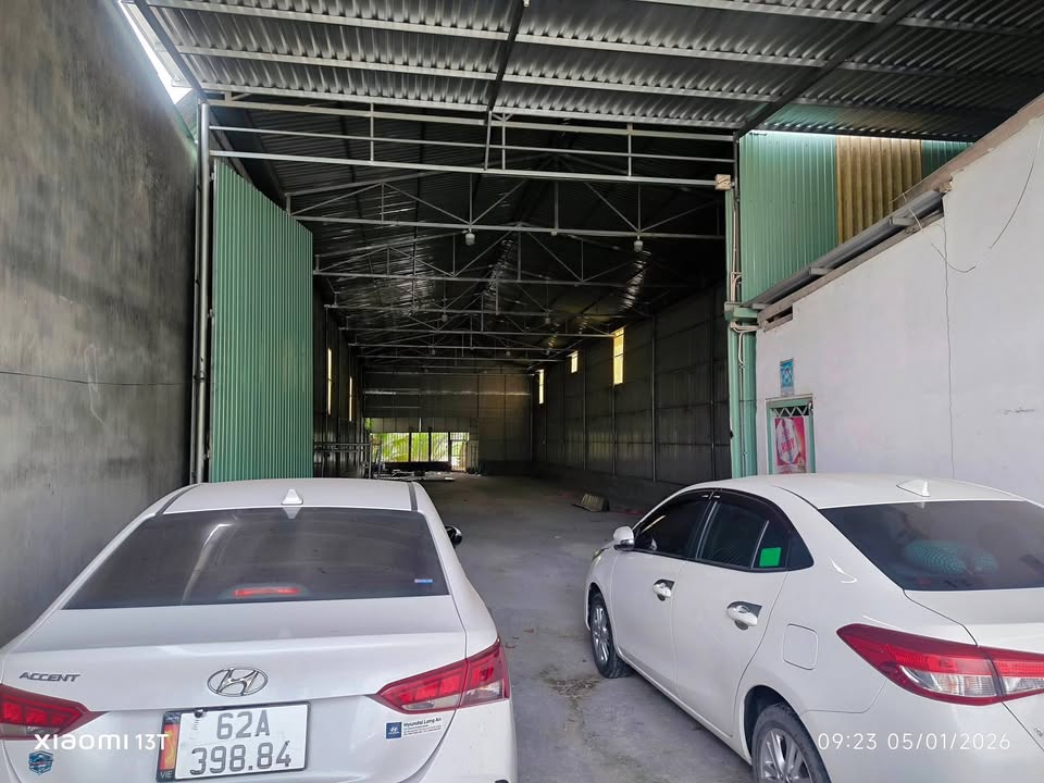 Cho thuê nhà kho 500m² tại đường Nguyễn Cửu Vân, phường 4, TP Tân An - Hợp đồng lâu dài!