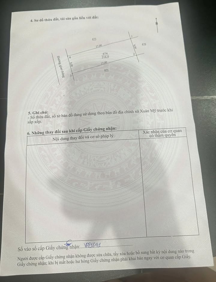 Đất nền Nghi Xuân 216m² - Gần trường cấp 2 Thành Mỹ, giá thỏa thuận!