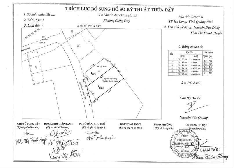 Đất nền phường Giếng Đáy Hạ Long 112m² giá chỉ 650 triệu - Sổ đỏ làm thủ tục nhanh gọn!