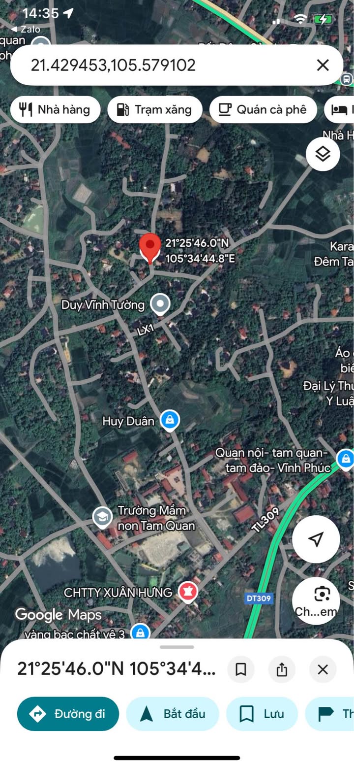 Đất thổ cư Tam Quan Vĩnh Phúc 200m² giá chỉ 900 triệu - Cơ hội đầu tư tuyệt vời!