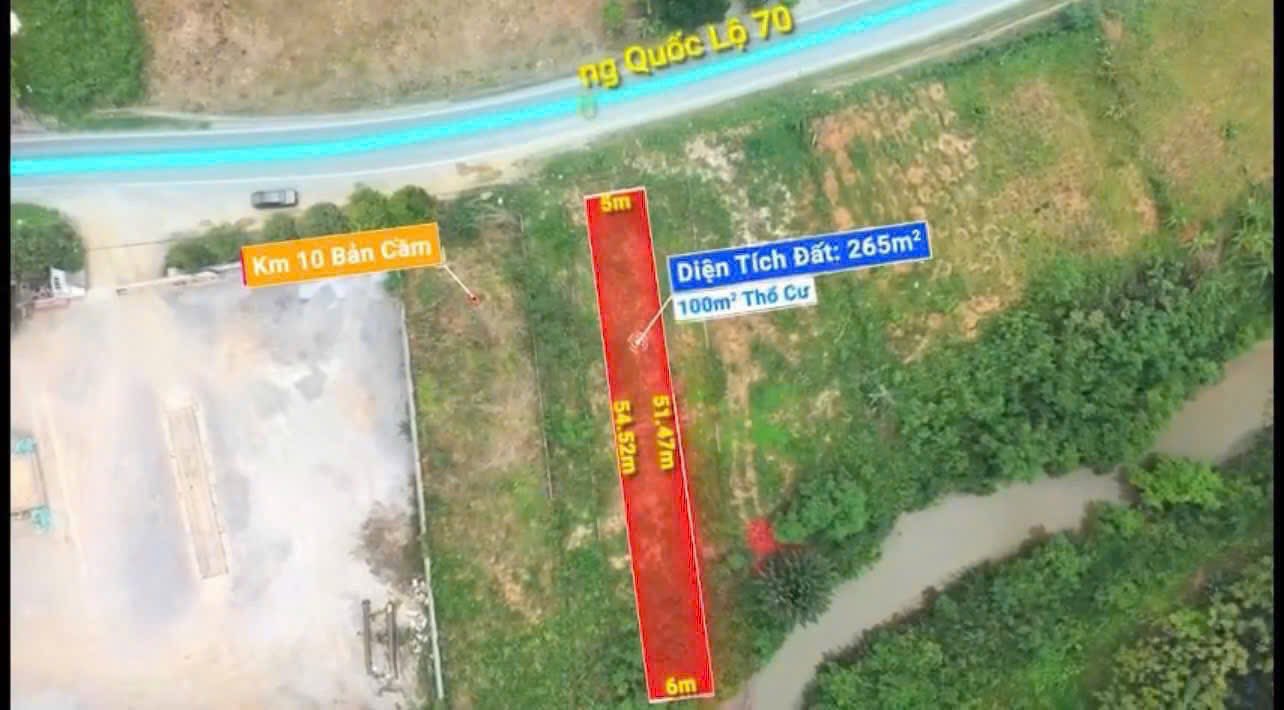 Đất thổ cư Phong Hải Bảo Thắng 275m² giá 680 triệu - Vừa ở vừa kinh doanh!