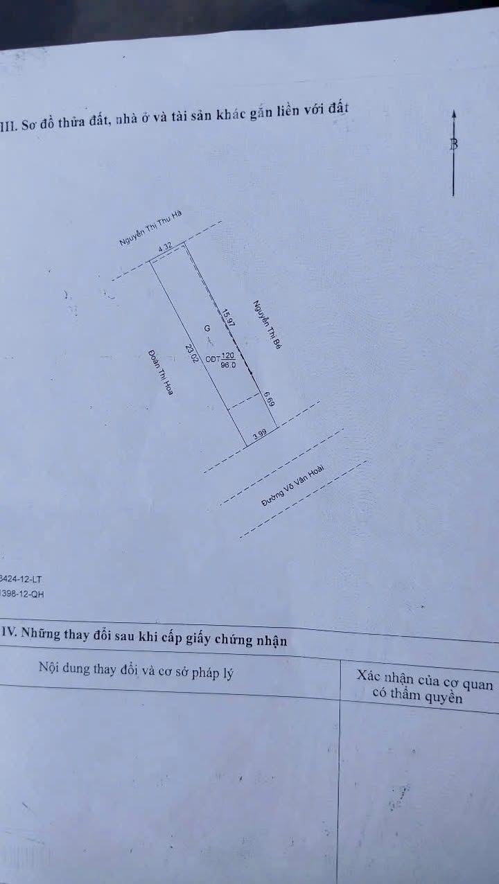 Nhà cấp 4 Mặt tiền Võ Văn Hoài, Bình Khánh 96m² giá 2 tỷ - Cơ hội đầu tư tuyệt vời!
