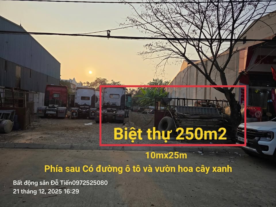 Bán đất Biệt thự KDT Phúc Sơn, Thổ Tang 250m² giá thỏa thuận - Cơ hội đầu tư hiếm có!