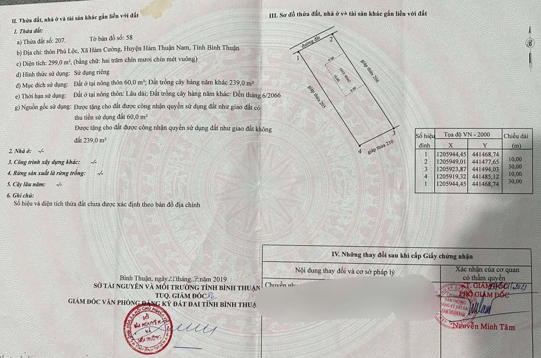 Lô đất 300m² tại Hàm Cường - Giá chỉ 650 triệu - Vị trí đắc địa gần chợ và trường học!