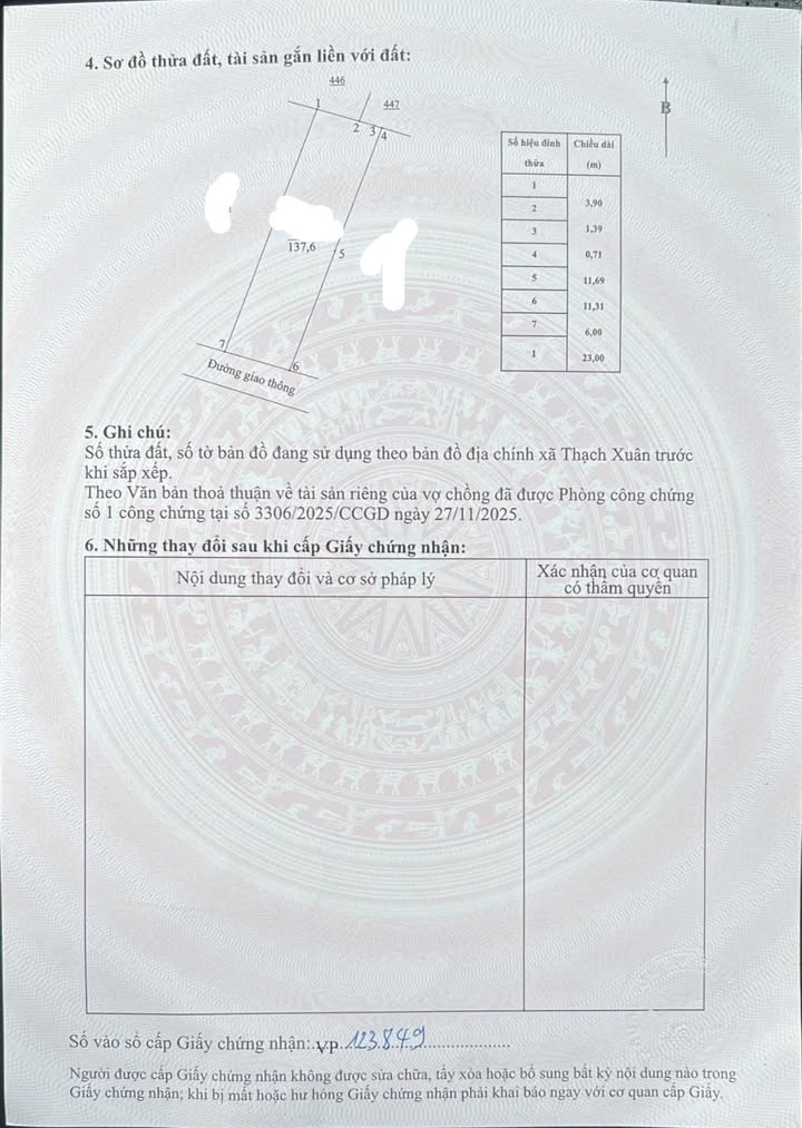 Đất nền Thạch Xuân 138m² giá 1.1 tỷ - Gần Nhà Văn Hoá Tân Thanh!