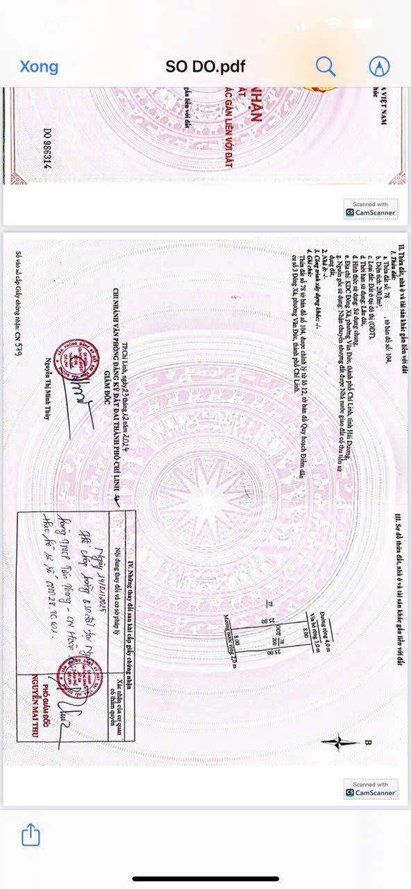 Lô đất góc 200m² tại phường Văn Đức, Chí Linh - Giá chỉ 1 tỷ, nhiều tiềm năng đầu tư!