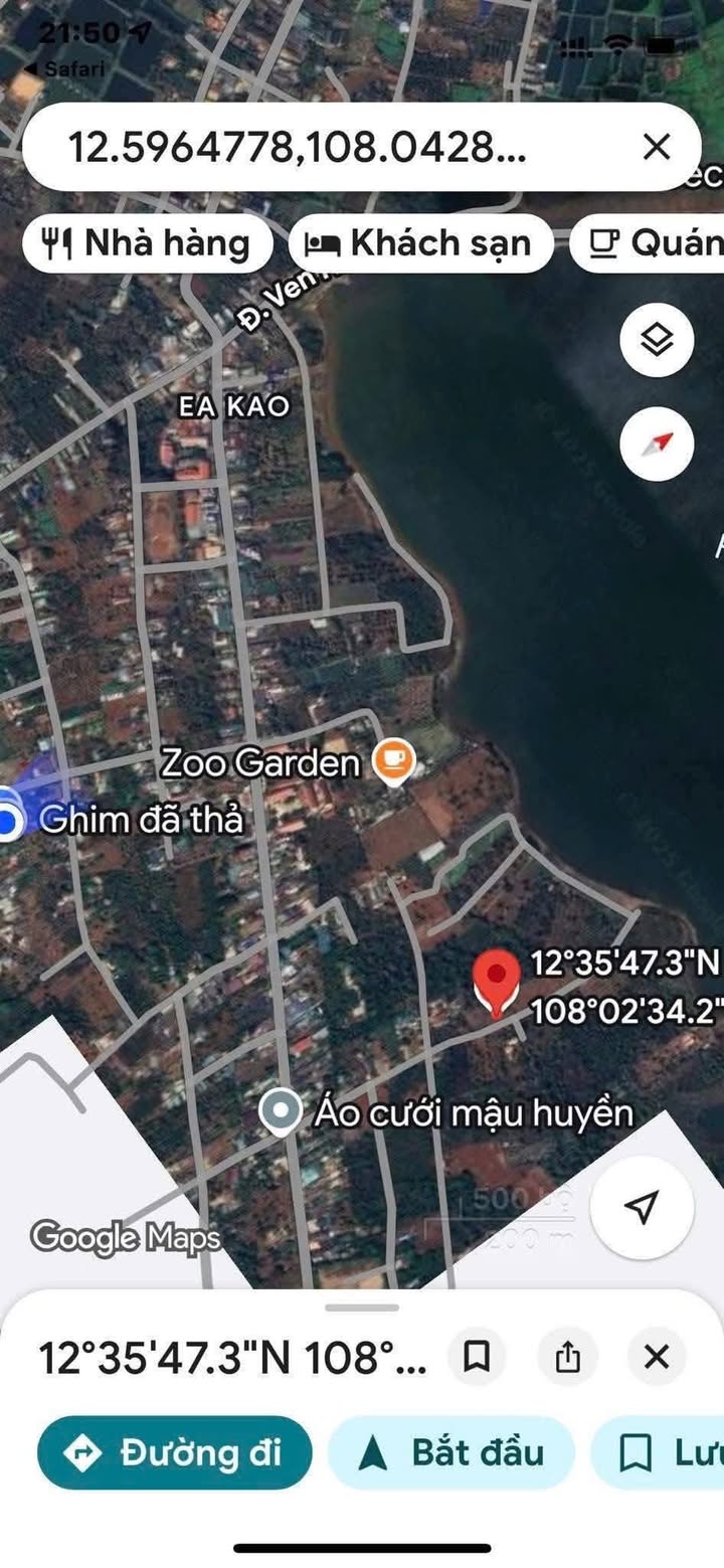 Đất Cư M’blim, Buôn Ma Thuột 528m² giá 960 triệu - Vị trí đắc địa gần hồ