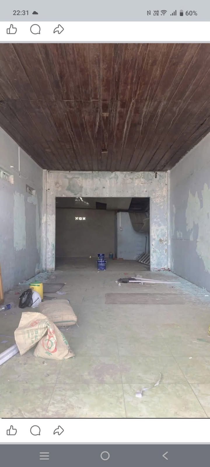 Cho thuê mặt tiền đường Đống Đa Quy Nhơn 60m² giá 4 triệu - Thích hợp cho gia đình và kinh doanh!