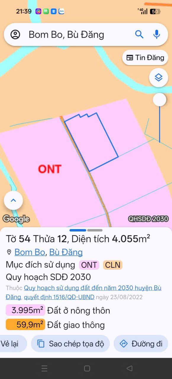 Đất nền xã Bình Minh 16.000m² giá thỏa thuận - Đầu tư sinh lời lý tưởng!