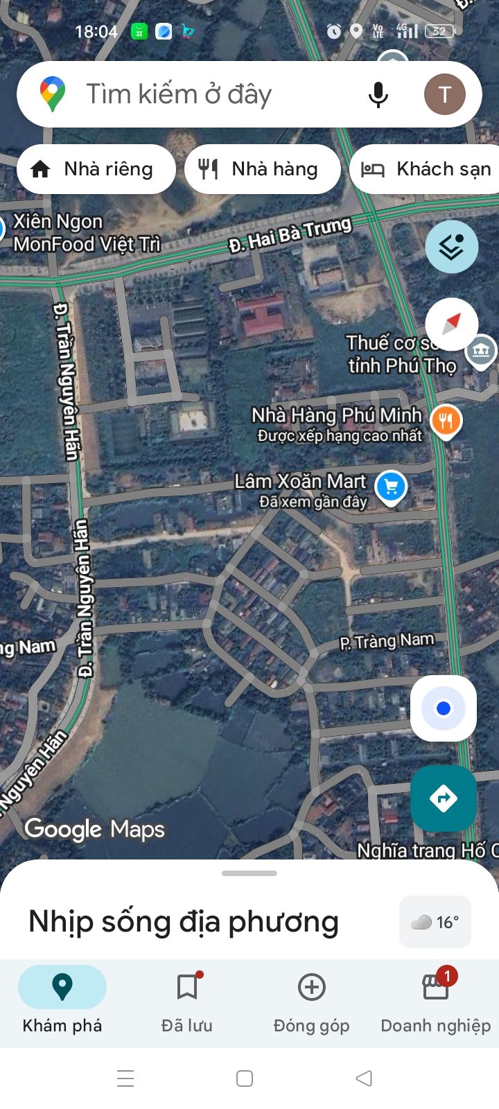 Nhà cấp 4 cho thuê tại Khu phố Tràng Nam, Việt Trì 85m² - Giá chỉ 4 triệu/tháng