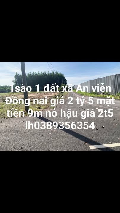 Đất nền xã An Viễn Trảng Bom 3600m² giá 2.5 tỷ - Đầu tư sinh lời ngay!