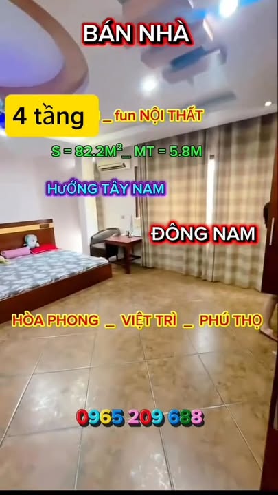 Nhà bán B2 Hòa Phong Việt Trì 82.2m² giá 10.5 tỷ - Không gian sang trọng, dân trí cao