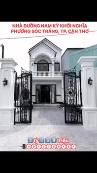 Nhà phố mặt tiền đường Nam Kỳ Khởi Nghĩa, Sóc Trăng 400m² giá 3.35 tỷ - Thiết kế hiện đại, sẵn sàng vào ở!