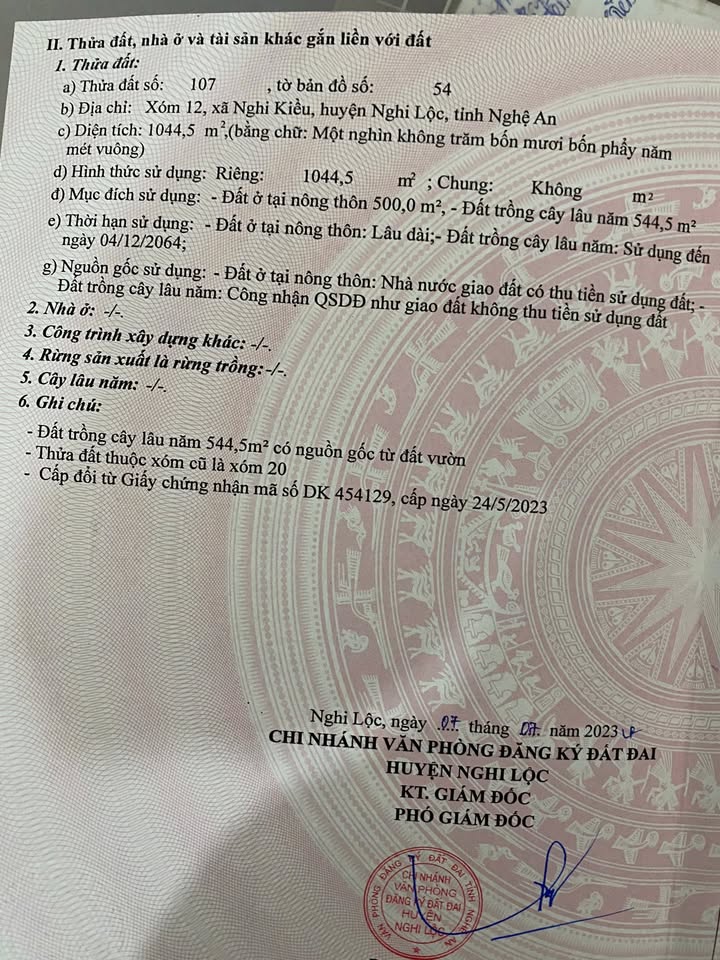 Đất nền khu phố 12 Nghi Kiều 1044m² - Đầu tư sinh lời cao!