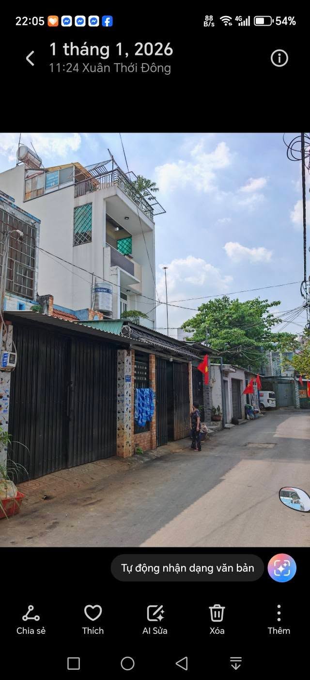 Nhà cấp 4 Hóc Môn 94m² giá 5 tỷ - Vị trí đẹp, pháp lý chuẩn!