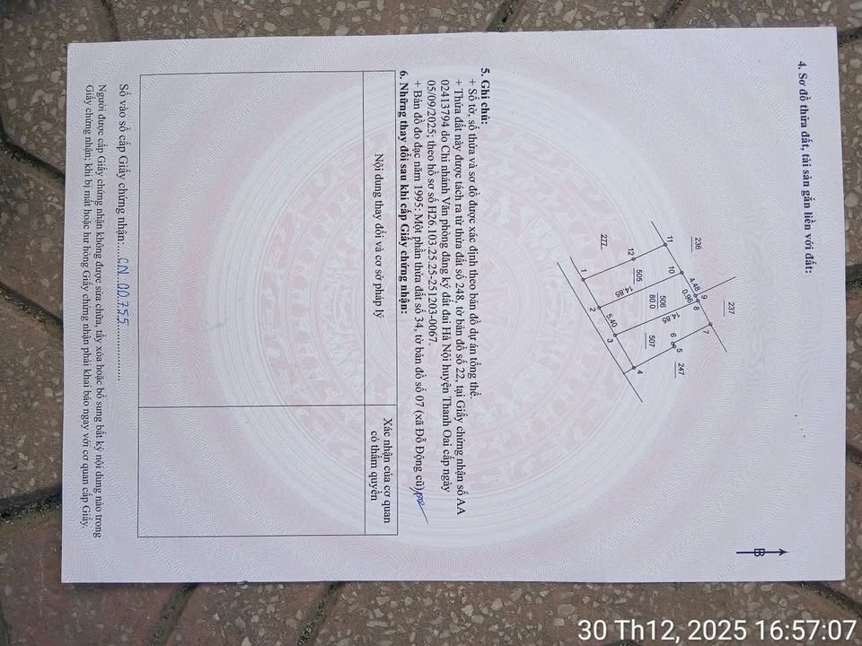 Đất nền xã Đỗ Động, Thanh Oai 80m² - Giá cả thương lượng hấp dẫn!