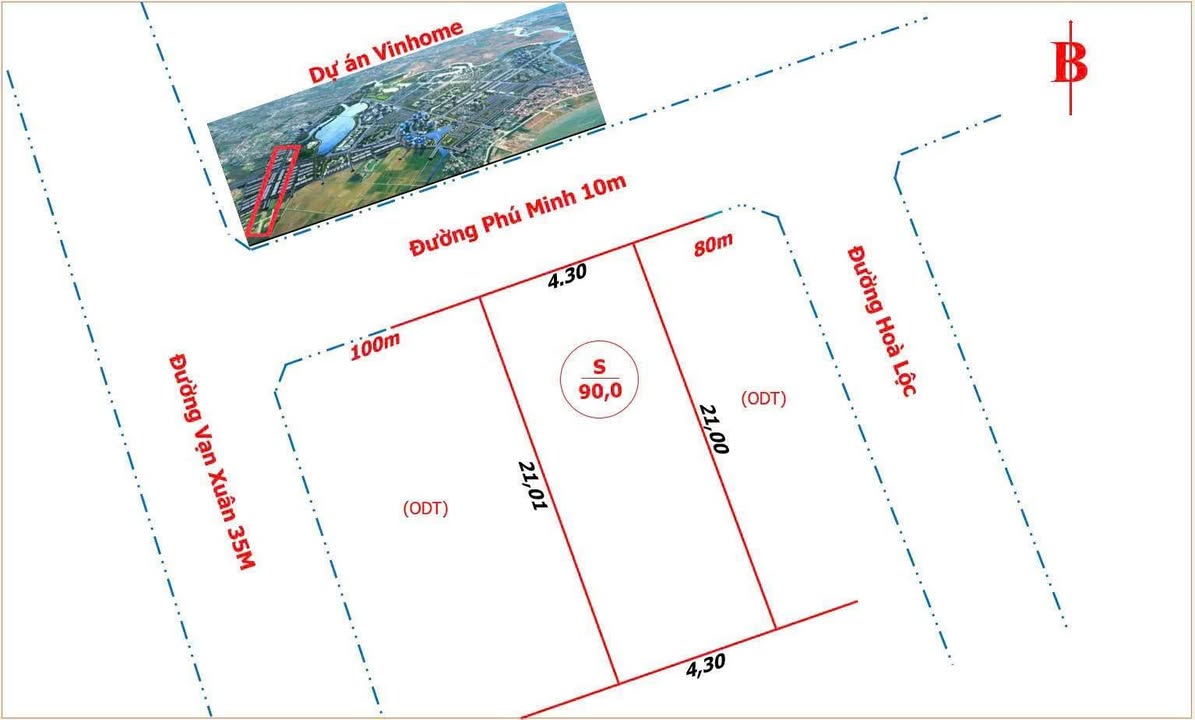 Đất nền đường Phú Minh Vinh 90m² giá 2 tỷ - Đối diện dự án Entiz!