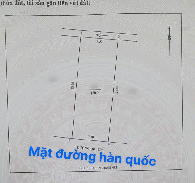 Đất liền kề mặt đường Hàn Quốc, 300m² giá chỉ 25.5 tỷ - Kinh doanh lý tưởng!