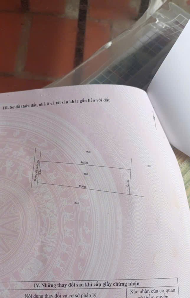 Bán đất Tân Phú, Đức Hòa 552m² giá 1.85 tỷ - Đường bê tông xe hơi tới nơi!