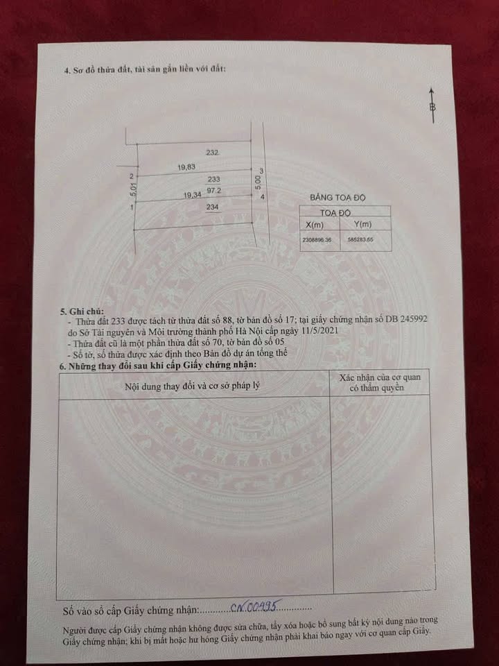 Đất Hiền Giang - Thường Tín 97m² giá thỏa thuận - Nở hậu tài lộc, ô tô vào tận nơi!