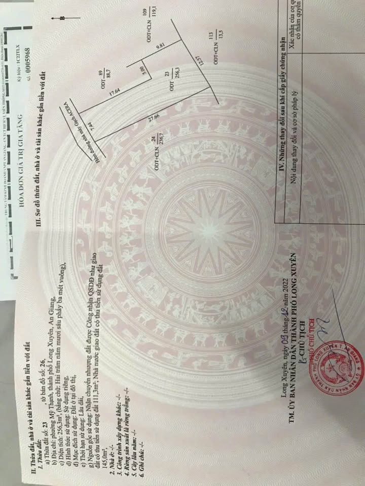 Nhà cấp 4 Mỹ Thới Long Xuyên 256m² giá 2 tỷ - Giảm giá hấp dẫn!