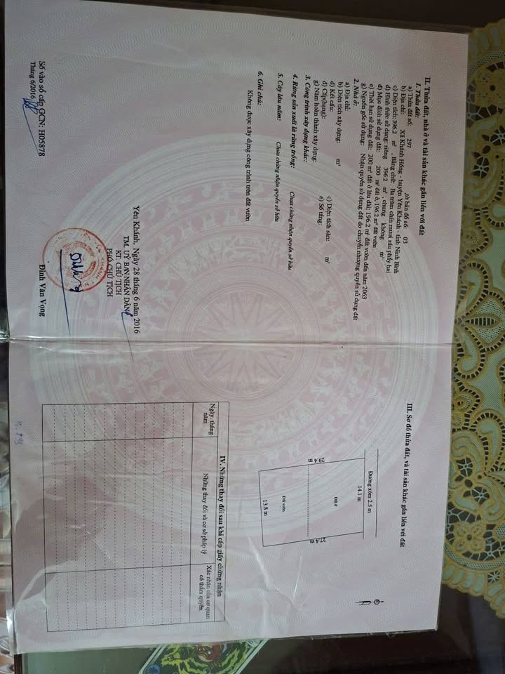 Đất nền Khánh Hồng, Yên Khánh 188m² giá 1 tỷ - Đầu tư sinh lời cao!