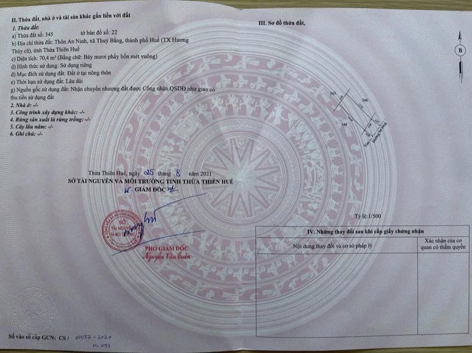 Đất đẹp Thủy Bằng Hương Thủy 70.4m² giá 700 triệu - Cơ hội đầu tư tuyệt vời!