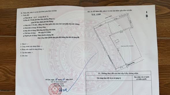 Đất nền Bàng La Đồ Sơn 5700m² giá 9.12 tỷ - Sổ đỏ chính chủ, ngõ 3m