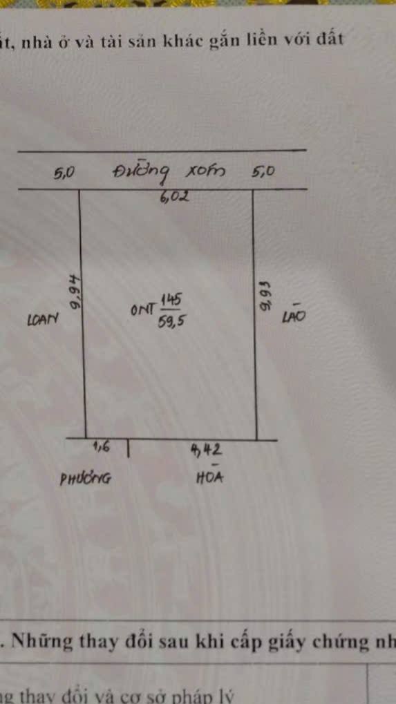 Đất thổ cư Xuân Mai 60m² giá 1.55 tỷ - Sổ hồng chính chủ, công chứng ngay!