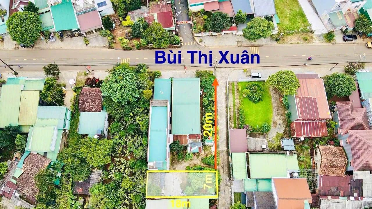 Đất hẻm 187 Bùi Thị Xuân, Bảo Lộc 124m² giá 2.5 tỷ - Đầu tư sinh lời lý tưởng!