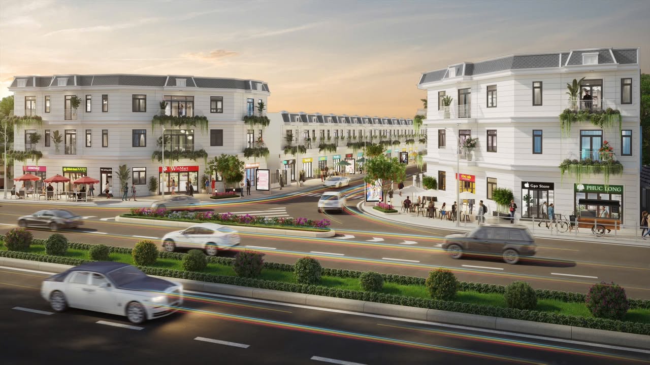 Shophouse Hùng Vương Bến Cát 129m² giá 2,6 tỷ - Đầu tư sinh lời ngay!