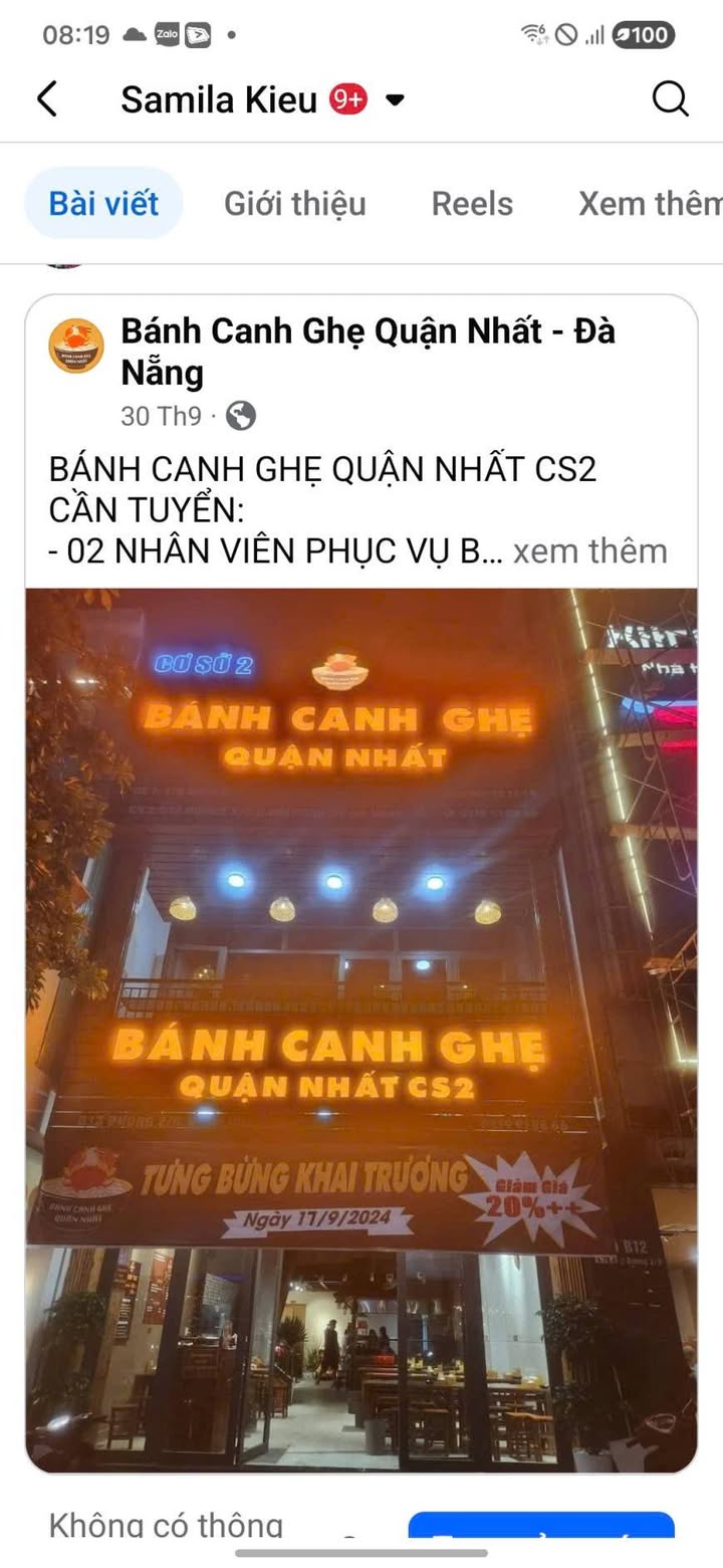 Quán ăn mặt tiền đường 2/9 Đà Nẵng 132m² - Sang nhượng ngay không cần đầu tư thêm!