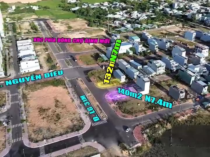 Đất nền Khu Đông Chợ Dinh Quy Nhơn 132m² giá 4.6 tỷ - Sổ đỏ chính chủ!