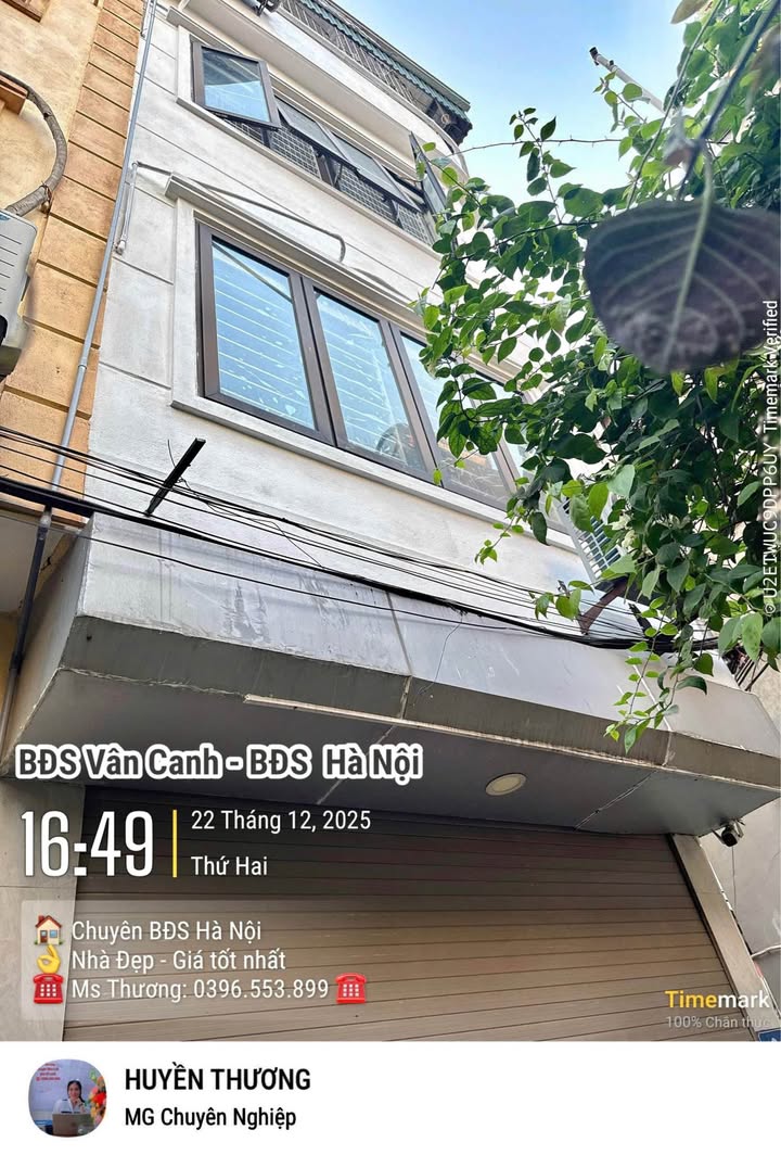 Nhà 4 tầng Vân Canh Hoài Đức 40m² - Giá bán cực tốt, hàng hiếm!