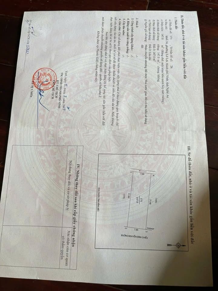 Đất Kinh Doanh mặt đường Nguyễn Đình Chiểu, phường Quán Bàu, 147m² - Đầu tư sinh lời tuyệt vời!