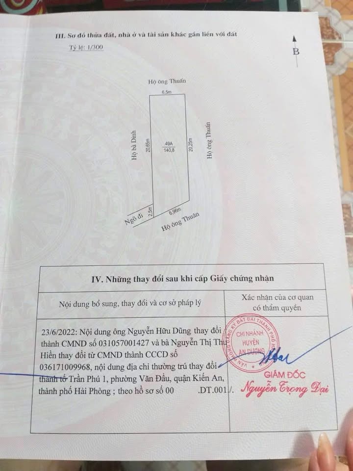 Đất Hồng Thái, An Dương 140m² giá 1.51 tỷ - Vị trí thuận lợi gần cầu Kiến An!