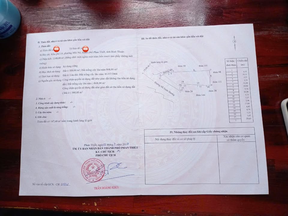 Đất Mũi Né 1.000m² giá 18 tỷ - Pháp lý rõ ràng, sẵn sàng đầu tư!