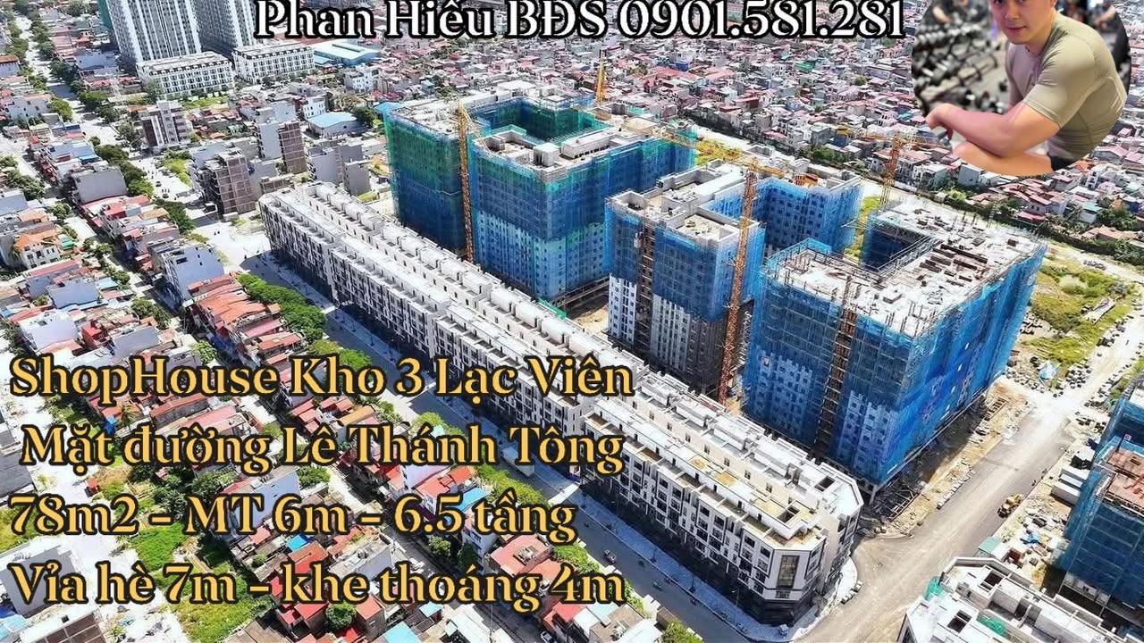 Shophouse mặt phố Lê Thánh Tông Hải Phòng 78m² giá 17 tỷ - Đầu tư sinh lời ngay!