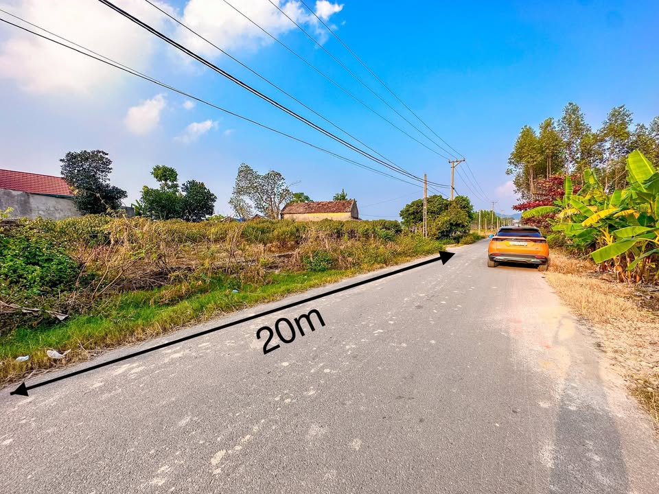 Đất thổ cư 120m² xã Cương Sơn Lục Nam 373m² - Mặt tiền rộng 20m, giá chỉ 2.5 tỷ!