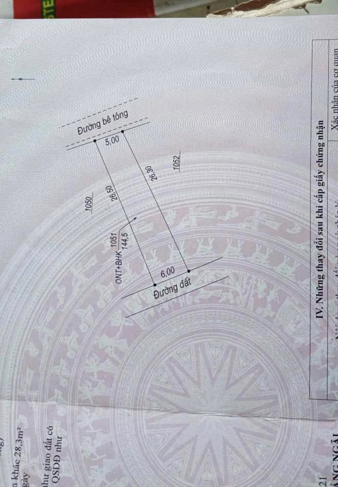 Đất nền Đức Lân Mộ Đức 100m² giá 199 triệu - Hướng Đông tài lộc