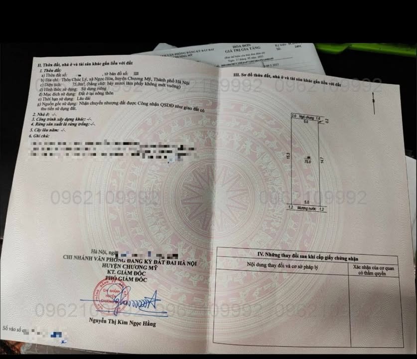 Đất nền Ngọc Hoà - Chương Mỹ 75m² giá 4 tỷ - Lô góc cực đẹp, ô tô vào tận nơi!