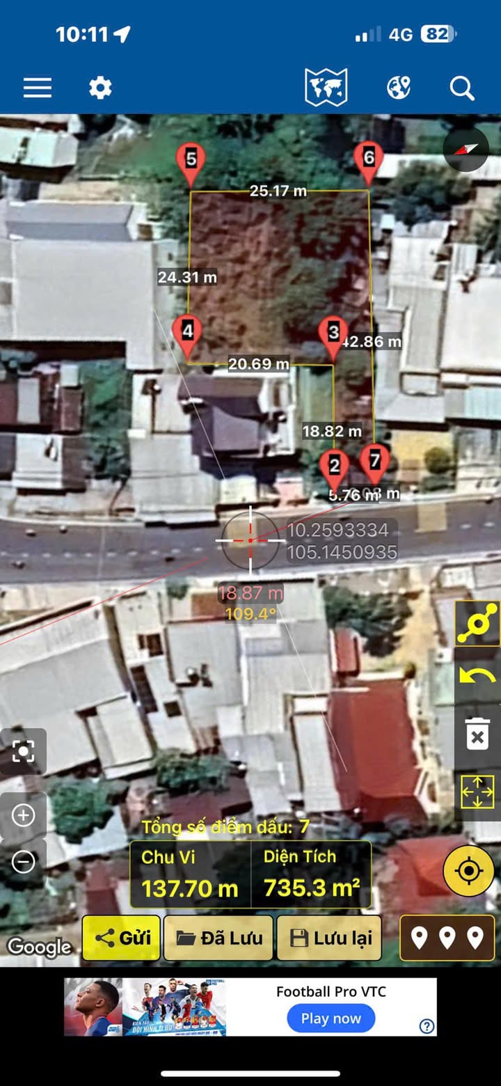 Đất nền thổ cư Thị Trấn Óc Eo 732.9m² giá 3.8 tỷ - Cơ hội đầu tư hấp dẫn!