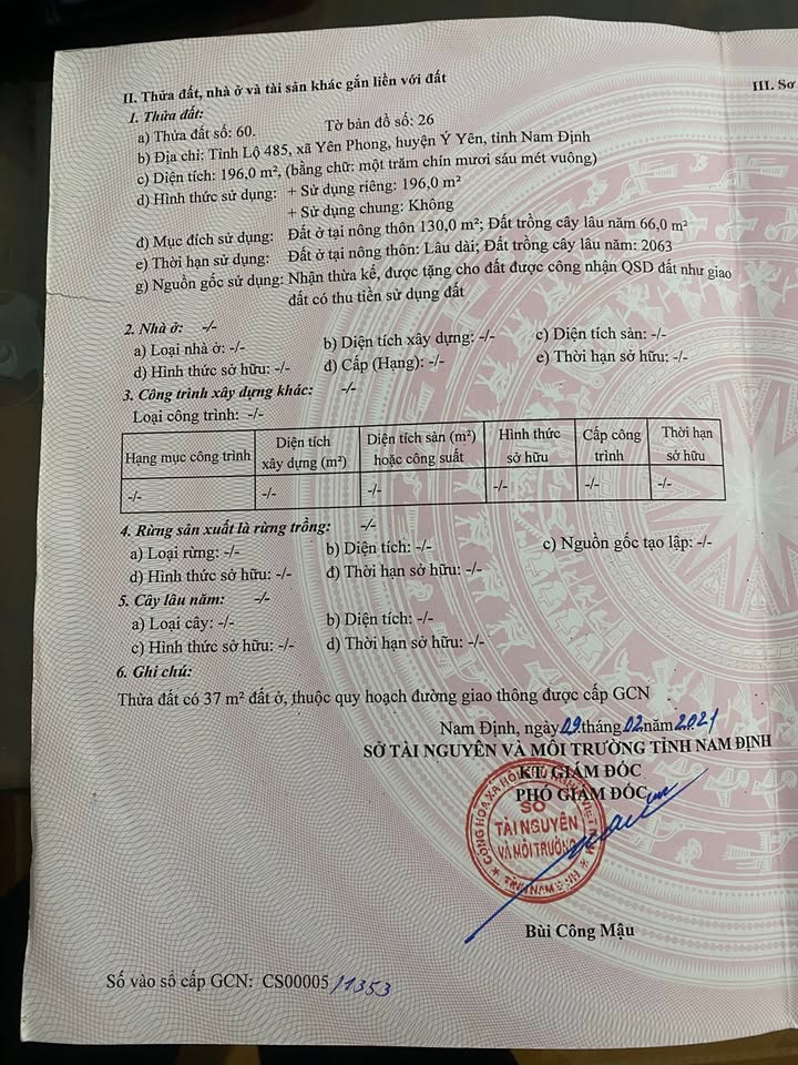 Nhà 2 tầng mặt đường 38B, Yên Phong 196m² - Dọn về ở ngay!