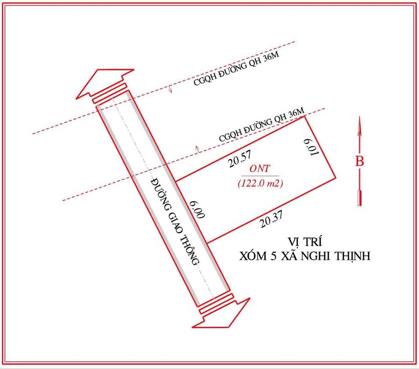 Đất nền Nghi Thịnh, Nghi Lộc 122m² giá chỉ 7xx triệu - Đầu tư sinh lời ngay!