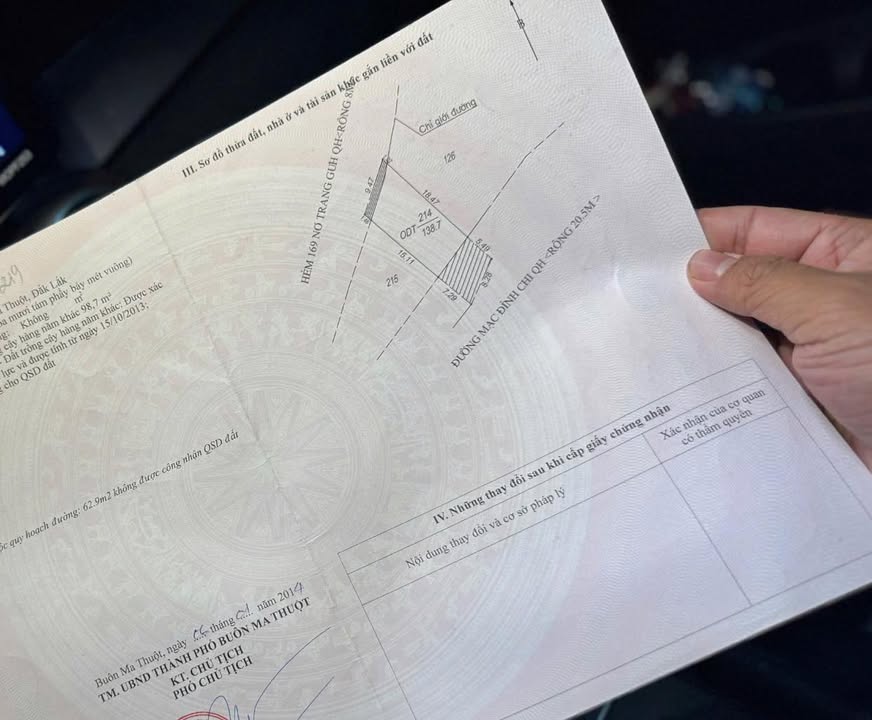 Nhà mặt tiền Mạc Đỉnh Chi, Buôn Ma Thuột 138m² giá 5.89 tỷ - Đầu tư sinh lời ngay!