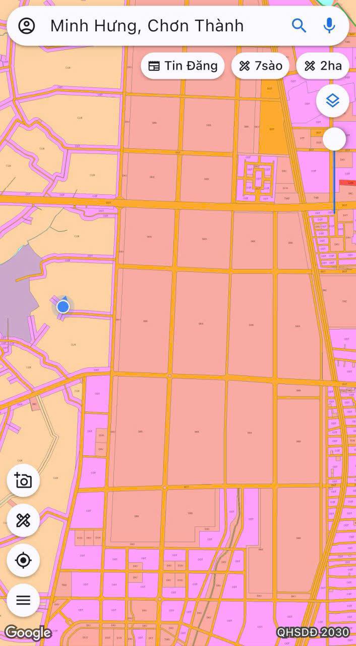 Đất thổ cư Minh Hưng, Chơn Thành 1200m² - Cách KCN chỉ 300m, giá tốt!