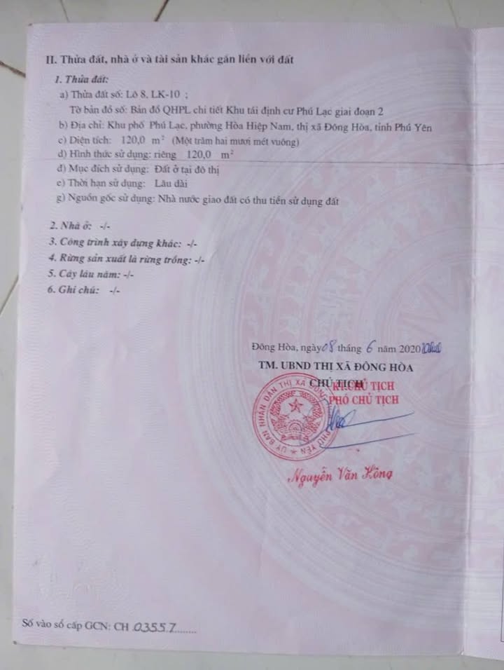 Đất nền 120m² tại khu tái định cư Phú Lạc, Buôn Ma Thuột, giá 1.45 tỷ - Cơ hội đầu tư sinh lời!